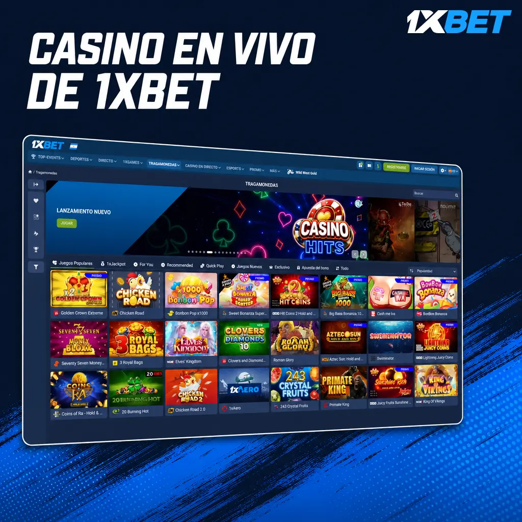 Mesas de casino en vivo de 1xbet con crupieres humanos: ruleta, blackjack, bacará y programas como Crazy Time.