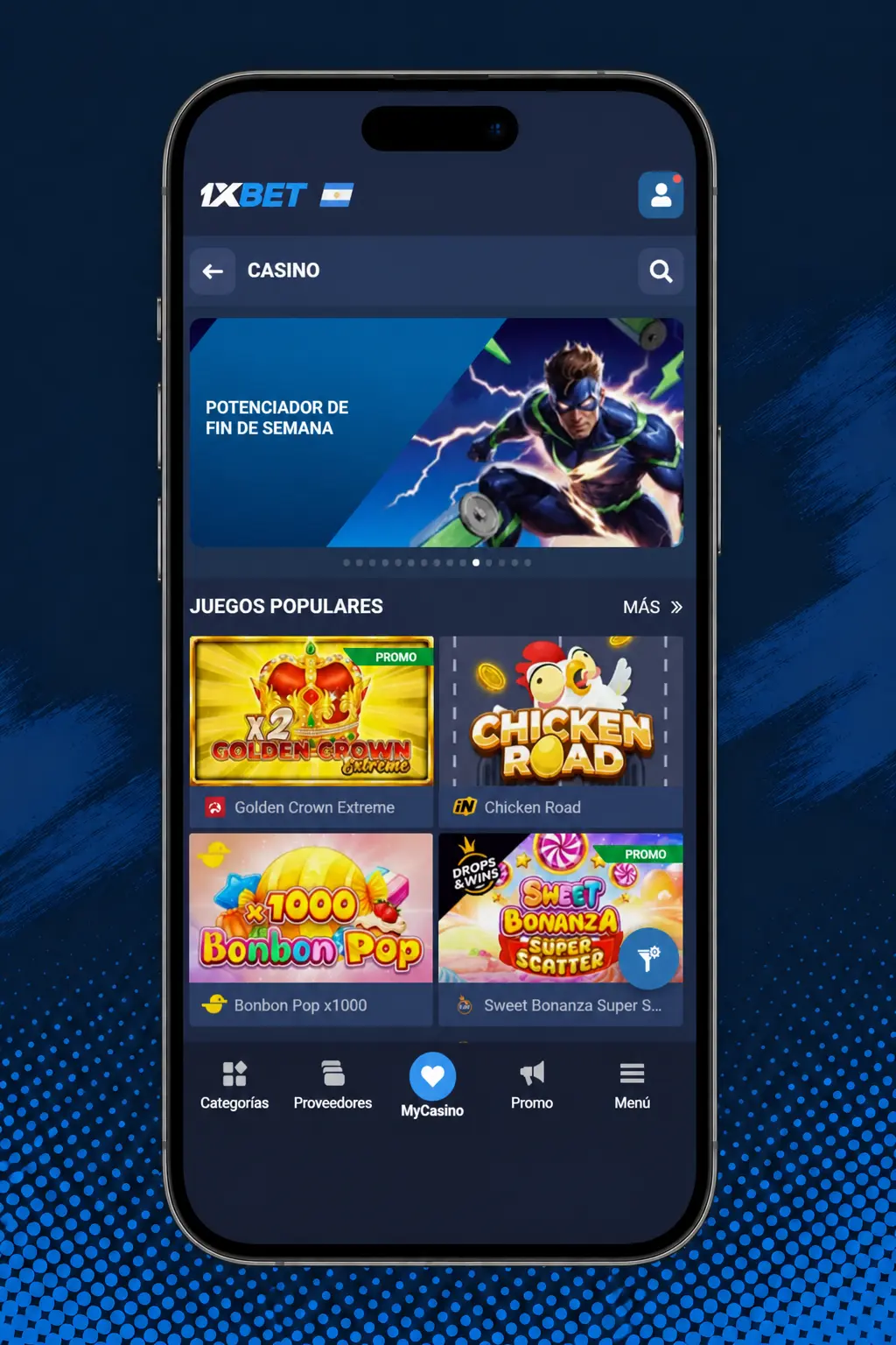 Pasos para jugar tragamonedas en 1xbet: registro, depósito, selección de juego y giro en la app móvil