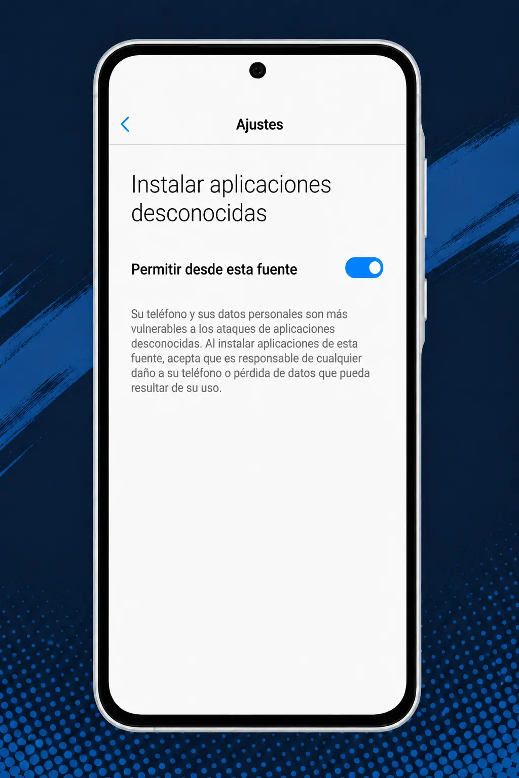 Pasos para instalar el APK de 1xbet en Android: descarga, habilitar fuentes desconocidas e instalación de la app.